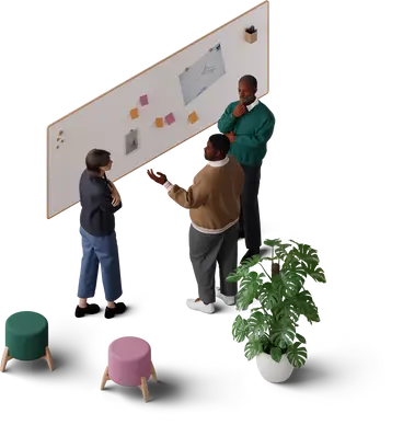 Team collaboration illustration