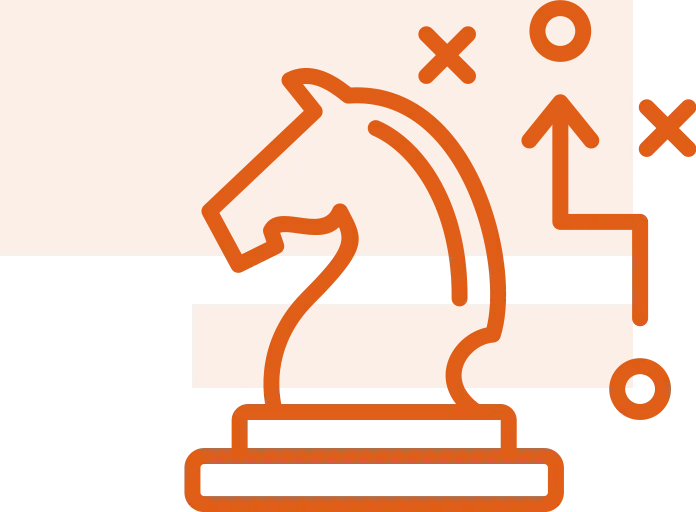 Strategy planning icon
